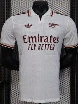2025-26 ARS White Special Edition Player Version Soccer Jersey 三叶草