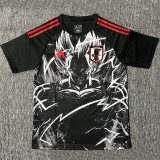 2025-26 Japan Black Special Edition Fans Soccer Jersey (赛亚人)