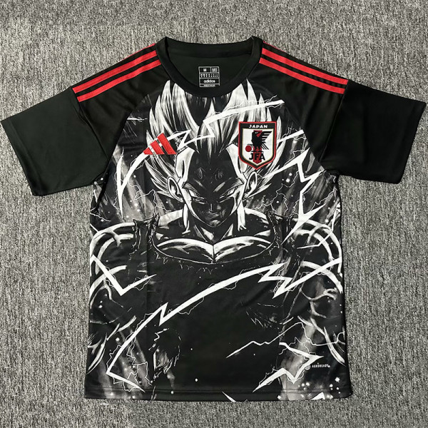 2025-26 Japan Black Special Edition Fans Soccer Jersey (赛亚人)