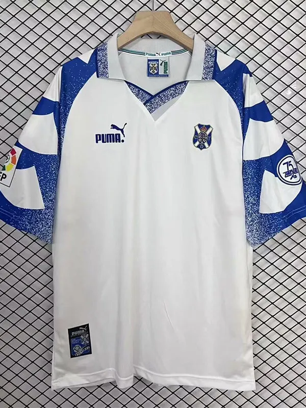1997-1998 CD Tenerife Home Retro Soccer Jersey (带章)