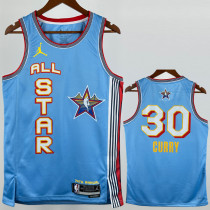 2025-26 ALL-STAR CURRY #30 Light blue Top Quality Hot Pressing NBA Jersey