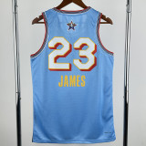 2025-26 ALL-STAR JAMES #23 Light blue Top Quality Hot Pressing NBA Jersey
