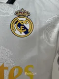 2025-26 RMA White Casual Edition Player Version Training Shirts