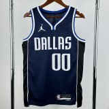2022-23 Dallas Mavericks CHRISTIE #00 Royal Blue Top Quality Hot Pressing NBA Jersey (Trapeze Edition)飞人版