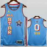 2025-26 ALL-STAR TATUM #0 Light blue Top Quality Hot Pressing NBA Jersey