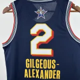 2025-26 ALL-STAR GILGEOUS-ALEXANDER #2 Royal blue Top Quality Hot Pressing NBA Jersey