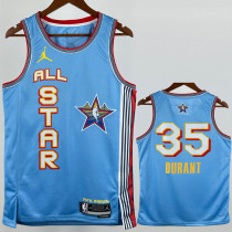 2025-26 ALL-STAR DURANT #35 Light blue Top Quality Hot Pressing NBA Jersey