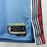 2025-26 ALL-STAR BROWN #7 Light blue Top Quality Hot Pressing NBA Jersey