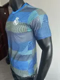 2025-26 RMA Grey Blue Player Version Training Shirts