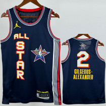 2025-26 ALL-STAR GILGEOUS-ALEXANDER #2 Royal blue Top Quality Hot Pressing NBA Jersey
