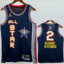 2025-26 ALL-STAR GILGEOUS-ALEXANDER #2 Royal blue Top Quality Hot Pressing NBA Jersey