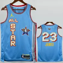 2025-26 ALL-STAR JAMES #23 Light blue Top Quality Hot Pressing NBA Jersey