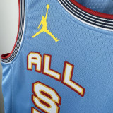 2025-26 ALL-STAR BROWN #7 Light blue Top Quality Hot Pressing NBA Jersey