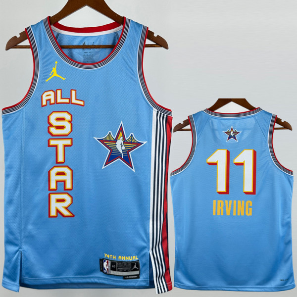 2025-26 ALL-STAR IRVING #11 Light blue Top Quality Hot Pressing NBA Jersey