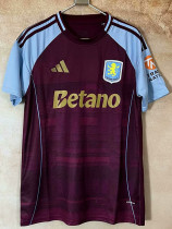 2025-26 Aston Villa Red Special Edition Fans Soccer Jersey