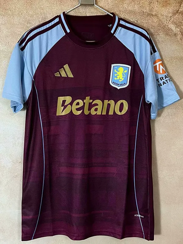 2025-26 Aston Villa Red Special Edition Fans Soccer Jersey
