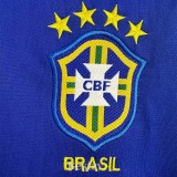 1998 Brazil Away Long Sleeve Retro Soccer Jersey (长袖)