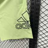 D701 AD Green Casual Short Pants