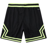 A2438 AJ Green Black Casual Short Pants