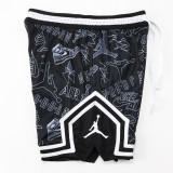 C2441 AJ Black Casual Short Pants