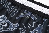 C2441 AJ Black Casual Short Pants
