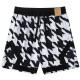 C2446 AJ Black White Casual Short Pants