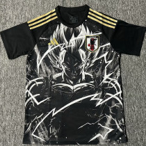 2025-26 Japan Black Special Edition Fans Soccer Jersey (金边赛亚)