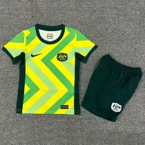 2025-26 Australia Home Kids Soccer Jersey