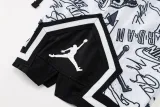 C2441 Jordan White Casual Short Pants