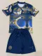2025-26 Man City Blue Concept Edition Kids Soccer Jersey