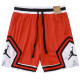 A2434 AJ Red Casual Short Pants