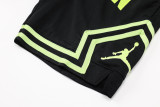 A2438 AJ Green Black Casual Short Pants