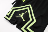 A2438 AJ Green Black Casual Short Pants