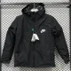 2025 NK Cotton Thickened warm Black Outdoor Jackets #P6加棉冲锋衣
