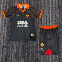 1999-2000 Roma Away Kids Retro Soccer Jersey