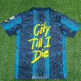 2025-26 Man City Blue Limited Edition Fans Soccer Jersey