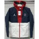 2024-25 PSG Jordan Cotton Thickened warm Blue White Outdoor Jackets #P7加棉冲锋衣