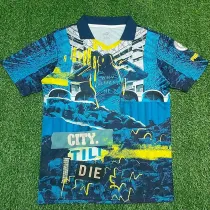 2025-26 Man City Blue Limited Edition Fans Soccer Jersey