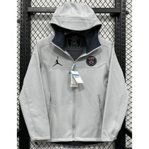 2024-25 PSG Jordan Grey Outdoor Jackets #RK901冲锋衣