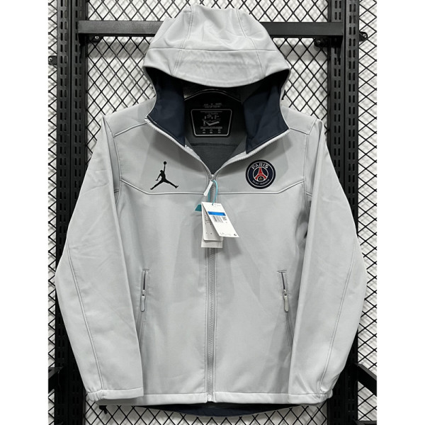 2024-25 PSG Jordan Grey Outdoor Jackets #RK901冲锋衣