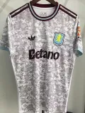 2025-26 Aston Villa Grey Special Edition Fans Soccer Jersey