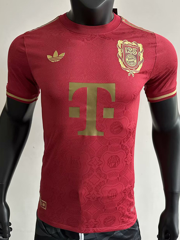 2024-25 Bayern 125th Anniversary Player Version Soccer Jersey