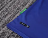 1998 Brazil Away Kids Retro Soccer Jersey