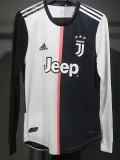 2019-2020 JUV Home Player Version 长袖球员 Long Sleeve Retro Soccer Jersey