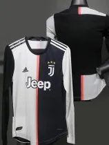 2019-2020 JUV Home Player Version 长袖球员 Long Sleeve Retro Soccer Jersey