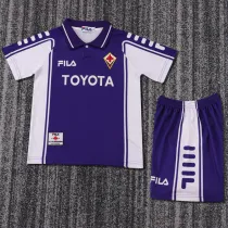 1999-2000 Fiorentina Home Kids Retro Soccer Jersey