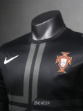 2013 Portugal Away Player Version 长袖球员 Long Sleeve Retro Soccer Jersey