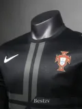 2013 Portugal Away Player Version 长袖球员 Long Sleeve Retro Soccer Jersey