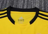 2011-2012 RMA Yellow GoalKeeper Kids Retro Soccer Jersey