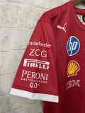 2025 F1 Ferrari Red T-Shirts Racing Suit (圆领)